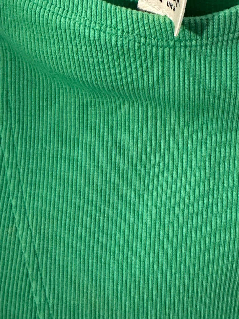 Miss Selfridge Green Bardot Corset Crop Top, Size US 4 - Picture 4 of 5